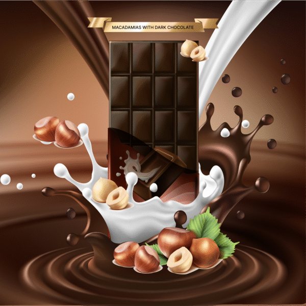 MACADAMIAS WITH DARK CHOCOLATE - Image 1