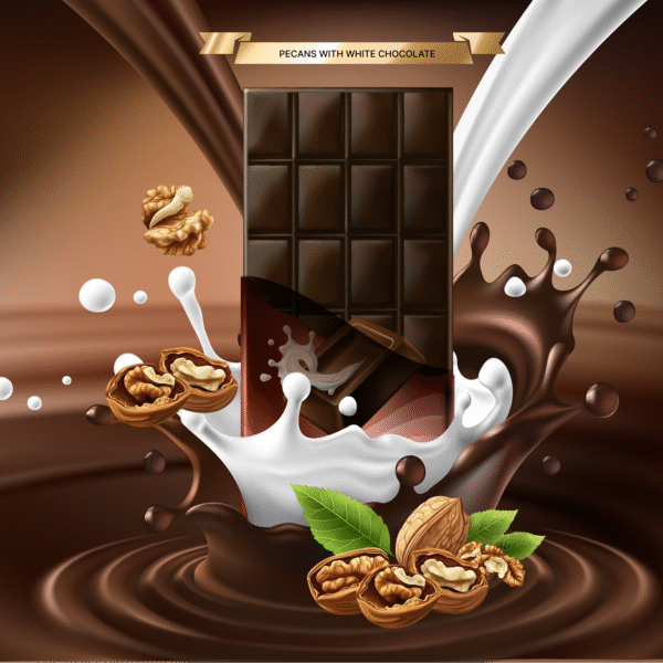 PECANS WITH WHITE CHOCOLATE - Image 1
