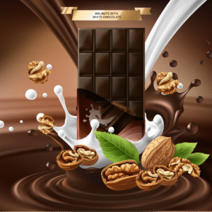 WALNUTS WITH WHITE CHOCOLATE