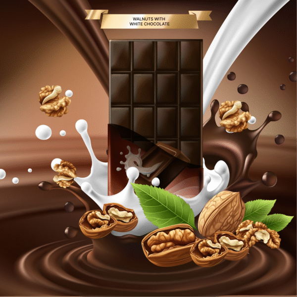 WALNUTS WITH WHITE CHOCOLATE - Image 1