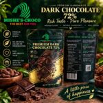 PREMIUM DARK CHOCOLATE CANDIES 72% 5 OZ 140 G